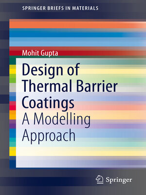 cover image of Design of Thermal Barrier Coatings